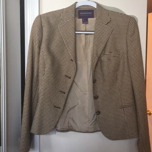 Ralph Lauren houndstooth blazer